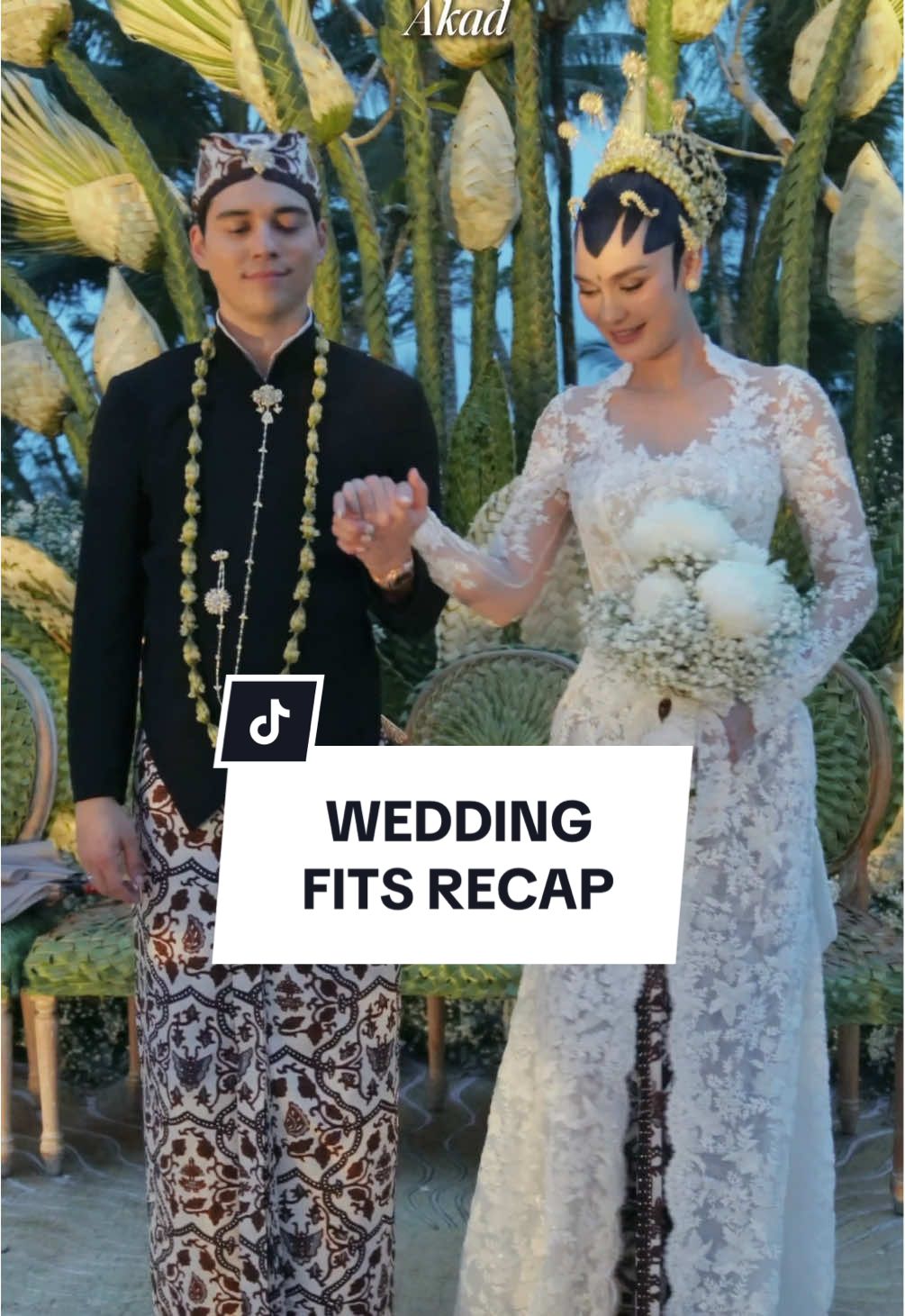 A post by @lunamaya on TikTok caption: Wedding fits recap! suka look yang mana? 💚😊 #MOONtotheMAX #LUNAdicintaiMAXIMal