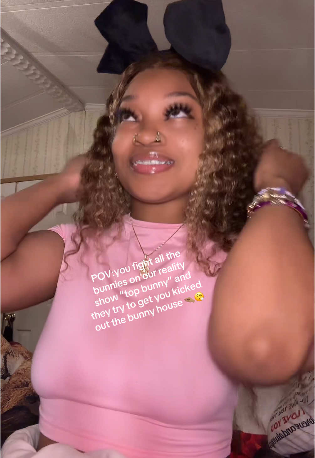 A post by @biigdrezzy29 on TikTok caption: -:BETTER LUCK NEXT TIME 😂🤏🏽 @NC Bottle Bunnies 