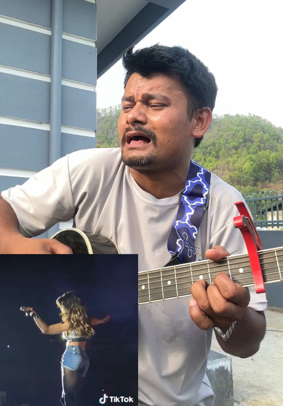 A post by @roobenkhadka1 on TikTok caption: #fyp #goviral #trending #fypシ゚ #norafatehi #parody #comedyvideo #trendingvideos #shorts #nepal 