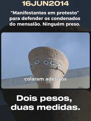 A post by @bolsonaromessiasjair on TikTok caption: - A diferença entre adesivos e batom?  - 14 anos de prisão e obviamente, mais uma vez, depende de quem faz!