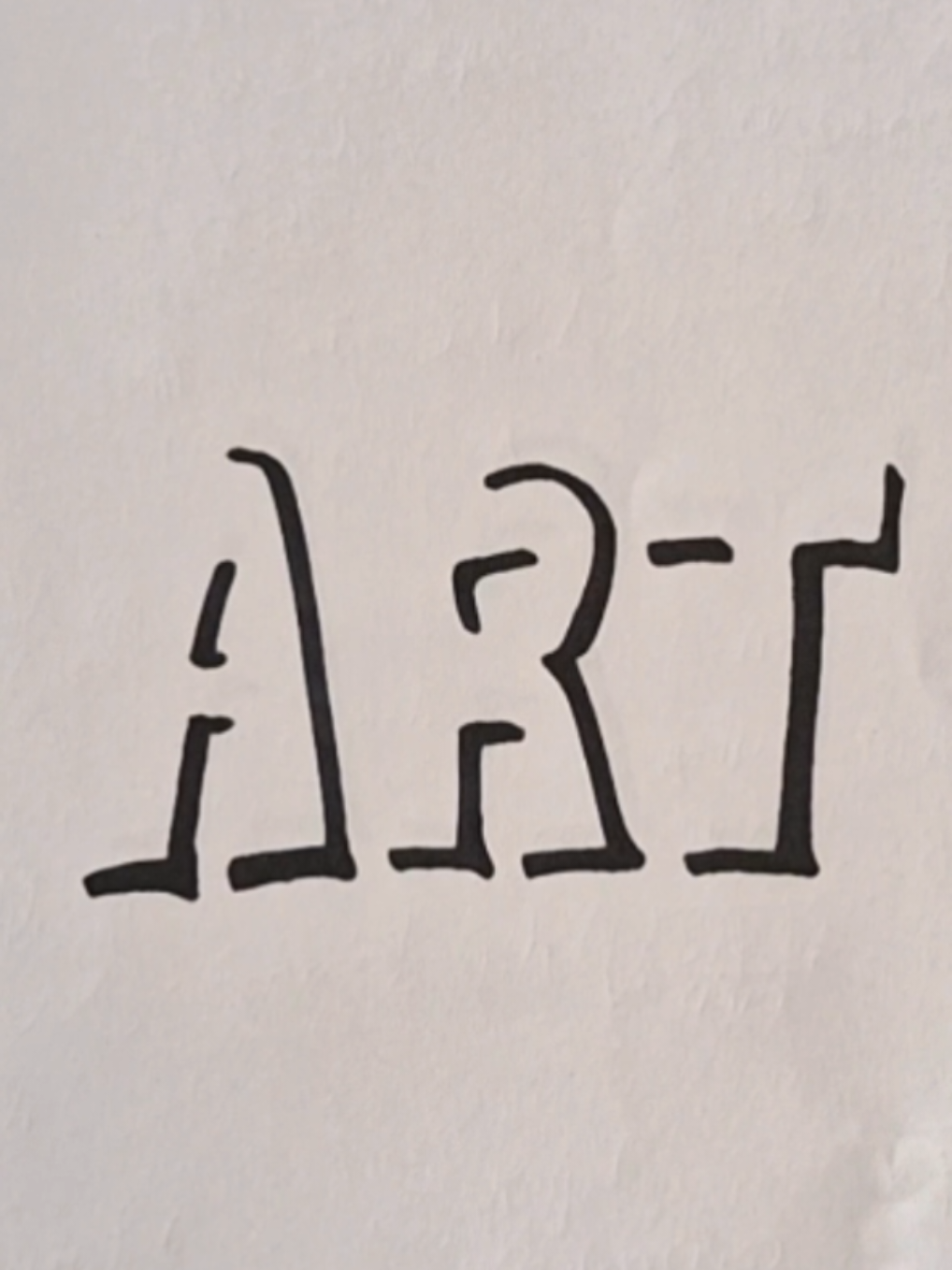 A post by @zaidalhamwi on TikTok caption: Shadow Lettering Font #shorts #art #drawing 