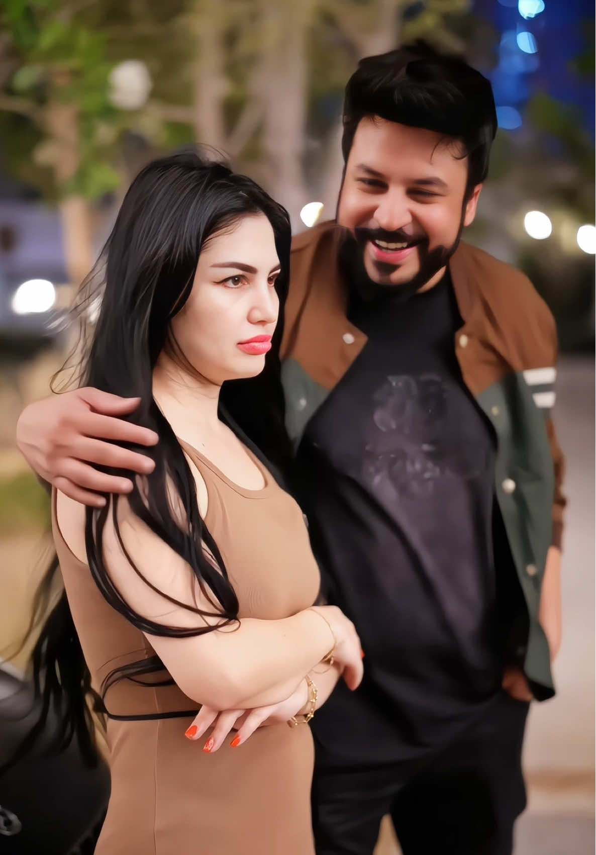 A post by @sunny_kalra55 on TikTok caption: Kya galat bola mene?  #surprise #shoking #epic #funny #story #couple #cute #couplegoals @bellabakhar @Sheymon (Sheymanoo) 