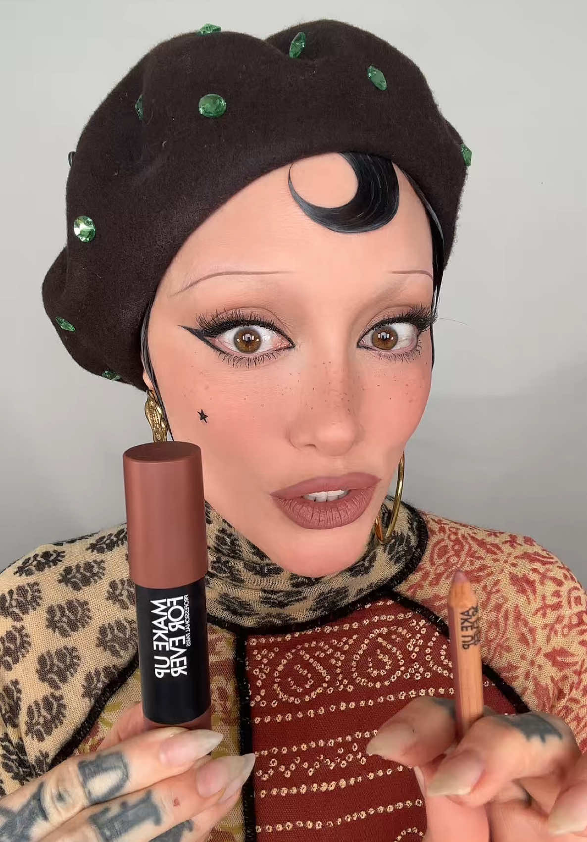 A post by @erinparsonsmakeup on TikTok caption: The @makeupforever Artist Color Crayons are shoppable for Sephora's VIB Rouge members early! Available exclusively within the @sephora app TODAY (5/18)🤩#makeupforeverpartner