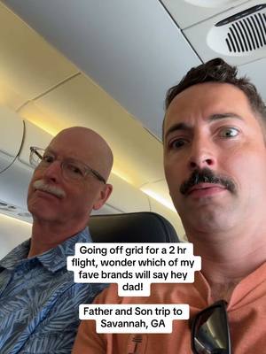 A post by @butterworthdasyrup on TikTok caption: Some people say we look alike! #dadstrip #dads #fatherson 
