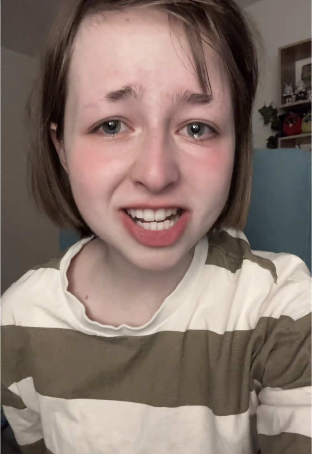 A post by @endomarf on TikTok caption: I’m just acting🙂‍↕️ #pebble #endomarf #lypsync #weirdcore 