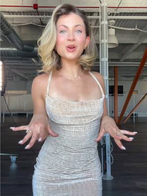 A post by @itsmirandaderrick on TikTok caption: Can I hear a little commotion for the dress? 👏🏼 