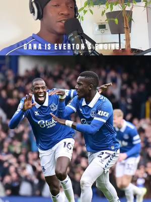 A post by @thevoiceofsports1 on TikTok caption: Gana is Everton’s engine. Give him his flowers — what a player. #senegalaise_tik_tok #senegalaise_tik_tok #senegalaise_tik_tok #dute 