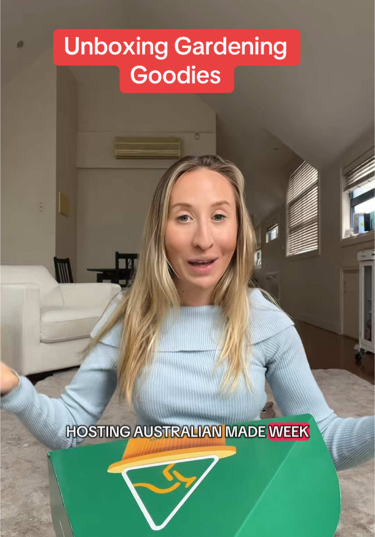 A post by @kia_urbangardener on TikTok caption: Thanks @Australian Made what a box full of goodies!  #gardening #gardeningaustralia #australiangarden #garden 