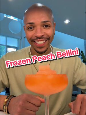 A post by @thelavelleshow on TikTok caption: I LOVE this machine friend 😭 #ninjaslushi #peachbellini #sproutsfinds #thelavelleshow 