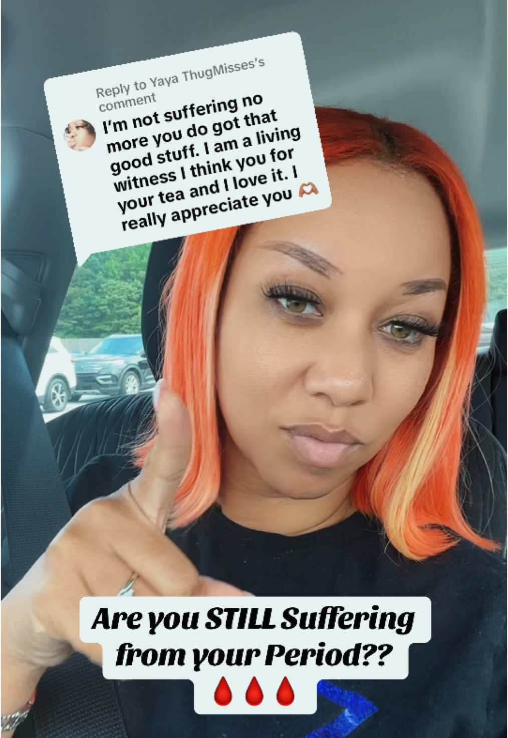 A post by @quartzyblu on TikTok caption: Replying to @Yaya ThugMisses I LOVE hearing from my Hunnies about how my hormone balancing 🌙Cycle area is changing lives for the better🙌🏽❤️✨ #hormonebalancingtea #periodtips #healthyperiod #fibroidsawareness 