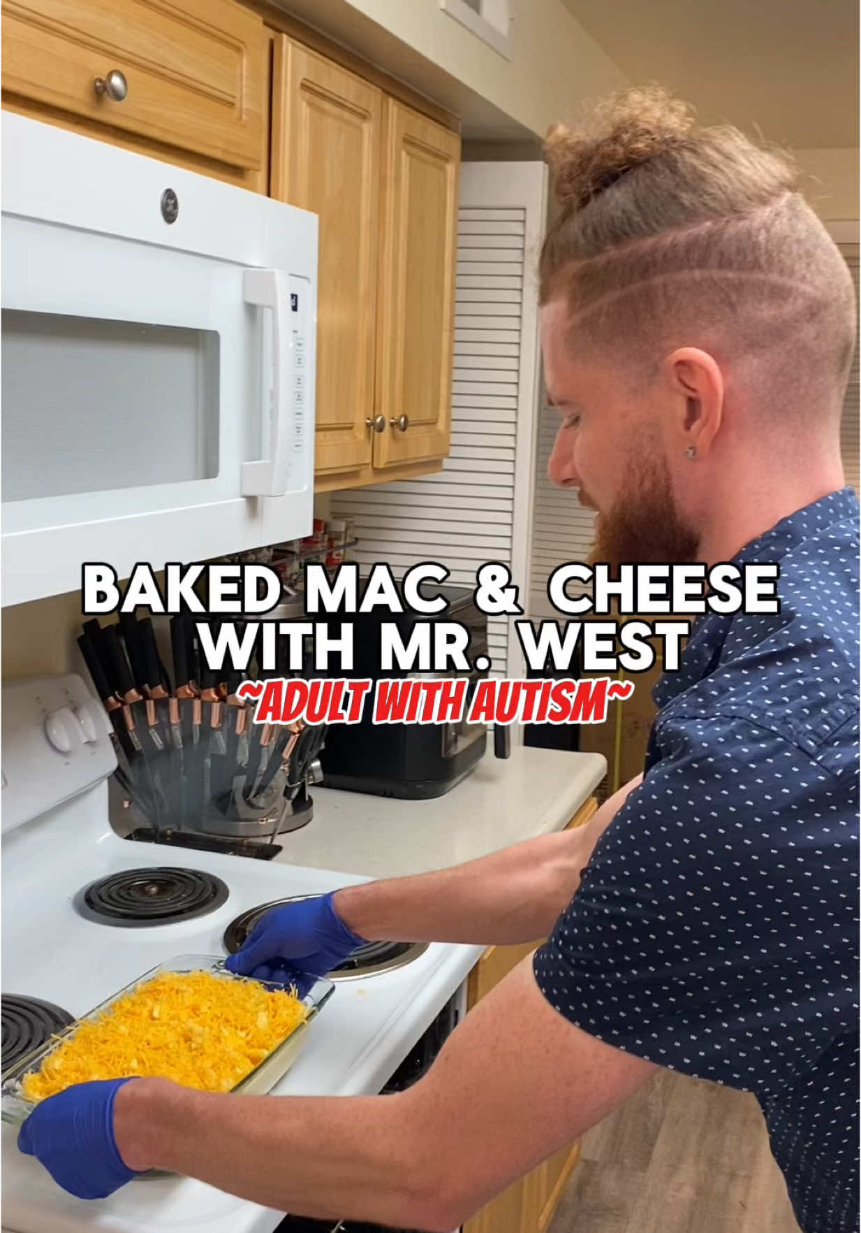 A post by @waxesbydes on TikTok caption: MR. WEST BE THROWING DOWN IN THAT KITCHEN!! #family #familytime #autismfamily #adultswithautism #autismacceptance #asd #autismawareness #autistictiktok #autism #autistic #adultwithautism #autismoftiktok #familyfun #autisticadult #caregiver #foodie #baking #cookout 