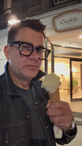 A post by @georgehahnnyc on TikTok caption: Gentile genitalia. Totally delicious. 🍦