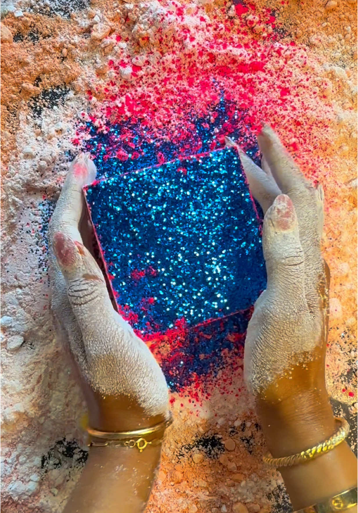 A post by @asmrlyyours on TikTok caption: Pink & Blue #fyp 