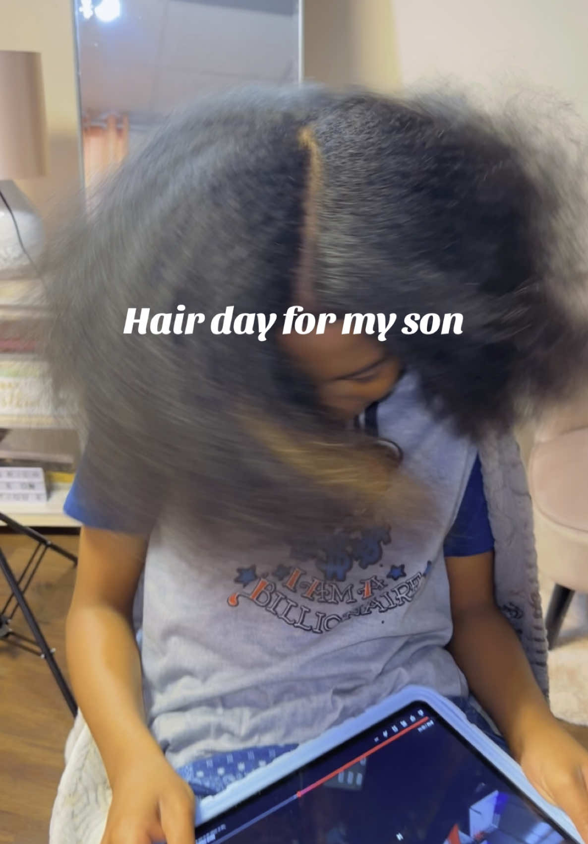 A post by @beyondloved on TikTok caption: My son has beautiful hair, what y’all think? #hairtok #hair #boyhairstyle #twostrandtwist #twist 