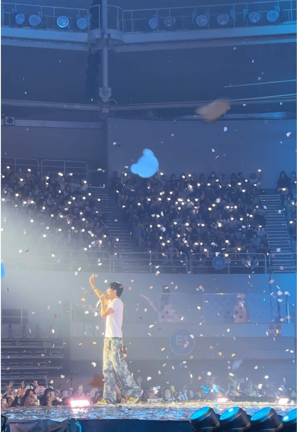 A post by @weareone.exo_official on TikTok caption: KAION🐻 with EXO-L🩶 #KAI #카이  #EXO #엑소 #weareoneEXO #KAION #KAI_KAION #KAI_SOLO_CONCERT_TOUR #2025_KAI_SOLO_CONCERT_TOUR_KAION_in_SEOUL