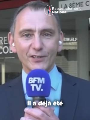 A post by @rnational_off on TikTok caption: Contrairement à Éric Ciotti, Bruno Retailleau a fait le choix de rejoindre Emmanuel Macron!