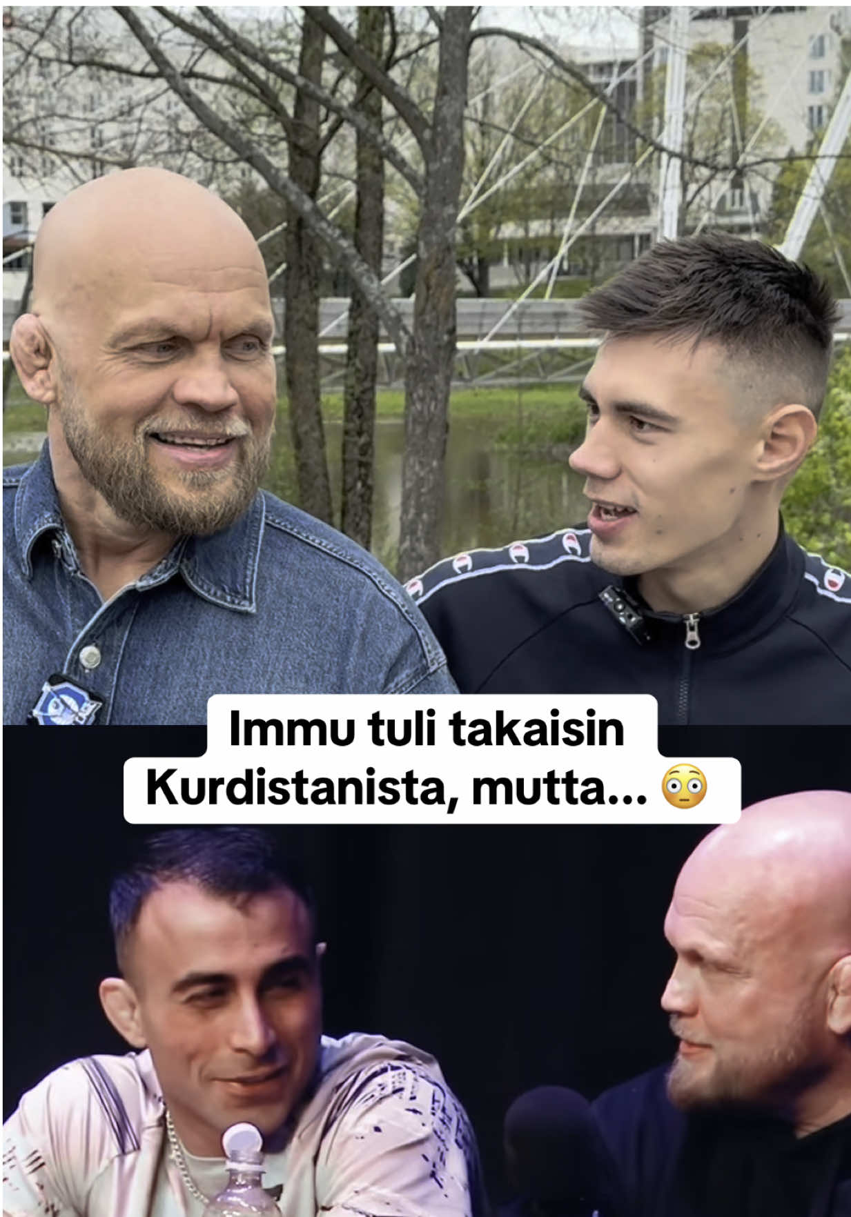 A post by @icecagefighting on TikTok caption: Käy katsomassa @immu koko jälkihaastattelu! 👀🤯 #icecage #sinulle 