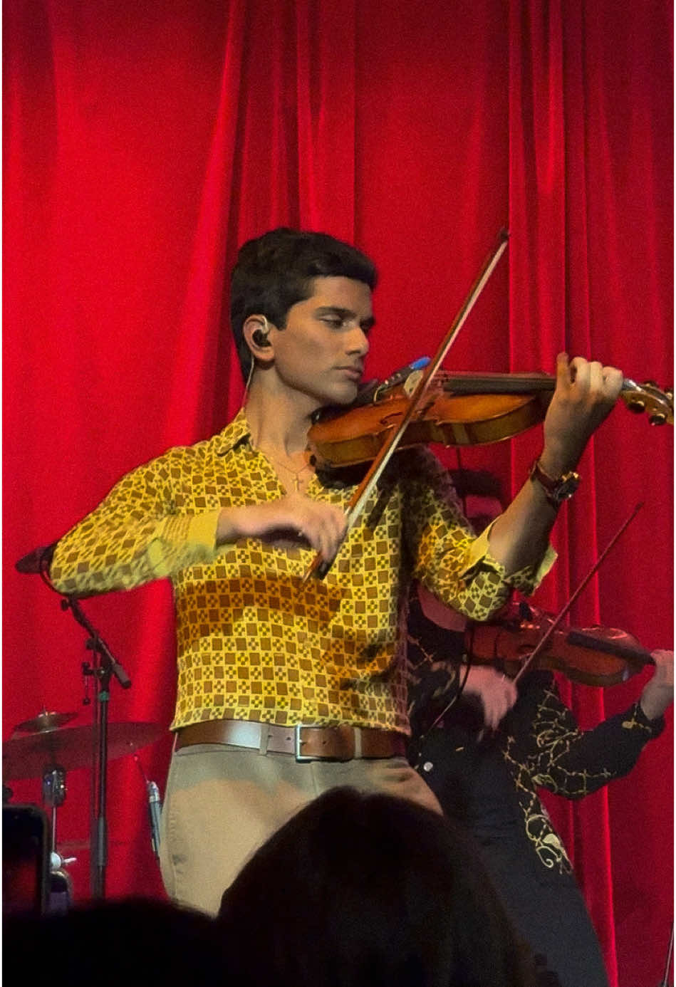 A post by @joelsvnny on TikTok caption: luminary live in london✨ Still thinking about this one. What a beautiful venue…and a beautiful audience xx #luminary #acotar #editaudios #BookTok #marvel #fyp #indianviolin #xyzcba