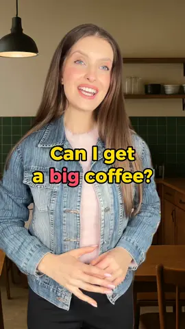 A post by @englishbygiovana on TikTok caption: When you’re hungry ☕️