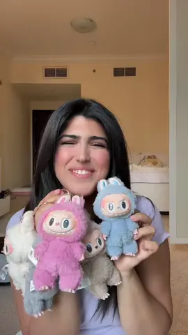A post by @sarahhmiladd on TikTok caption: واخيرا حصلت Labubu 🤣🤭♥️  #foryou 