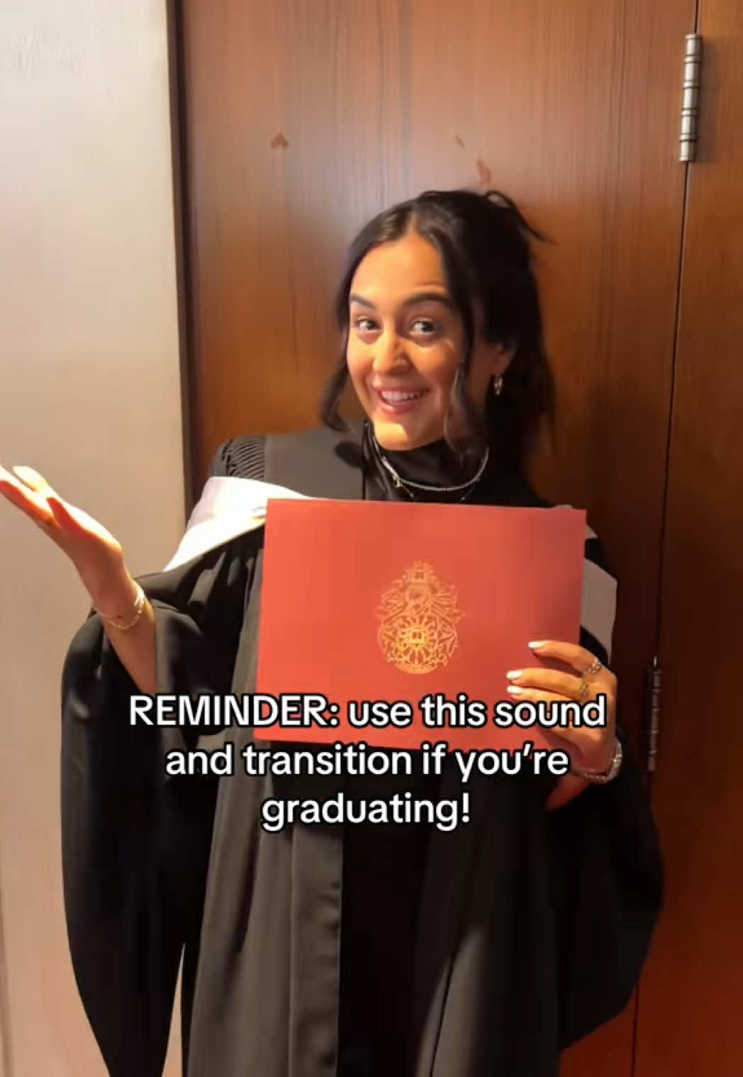 A post by @itsangelicageorges on TikTok caption: Don’t miss out on it this year! #grad #grads #graduation #2025graduate 