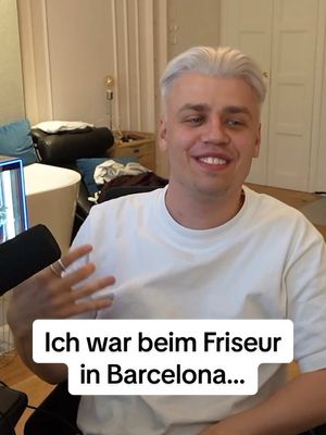 A post by @papaplatte on TikTok caption: Ich war beim Friseur in Barcelona #papaplatte 