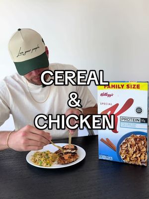 A post by @tyler.bergantino on TikTok caption: #SpecialKPartner It’s not just a cereal anymore @SpecialK #cerealhack #highprotein #protein