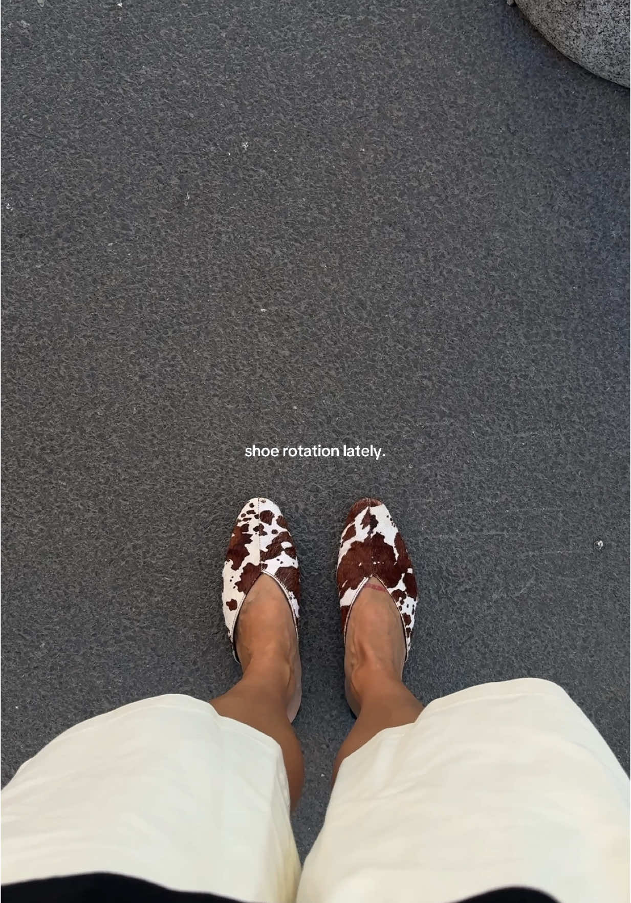 A post by @enna.knezevic on TikTok caption: We’ve had full on summer in Norway the past week so the summer shoes are out & here’s my rotation lately. 🤝🏼 #scandinavianstyle #scandistyle #ootd #fits #whatiwore #shoerotation #shoecheck #shoestyle 