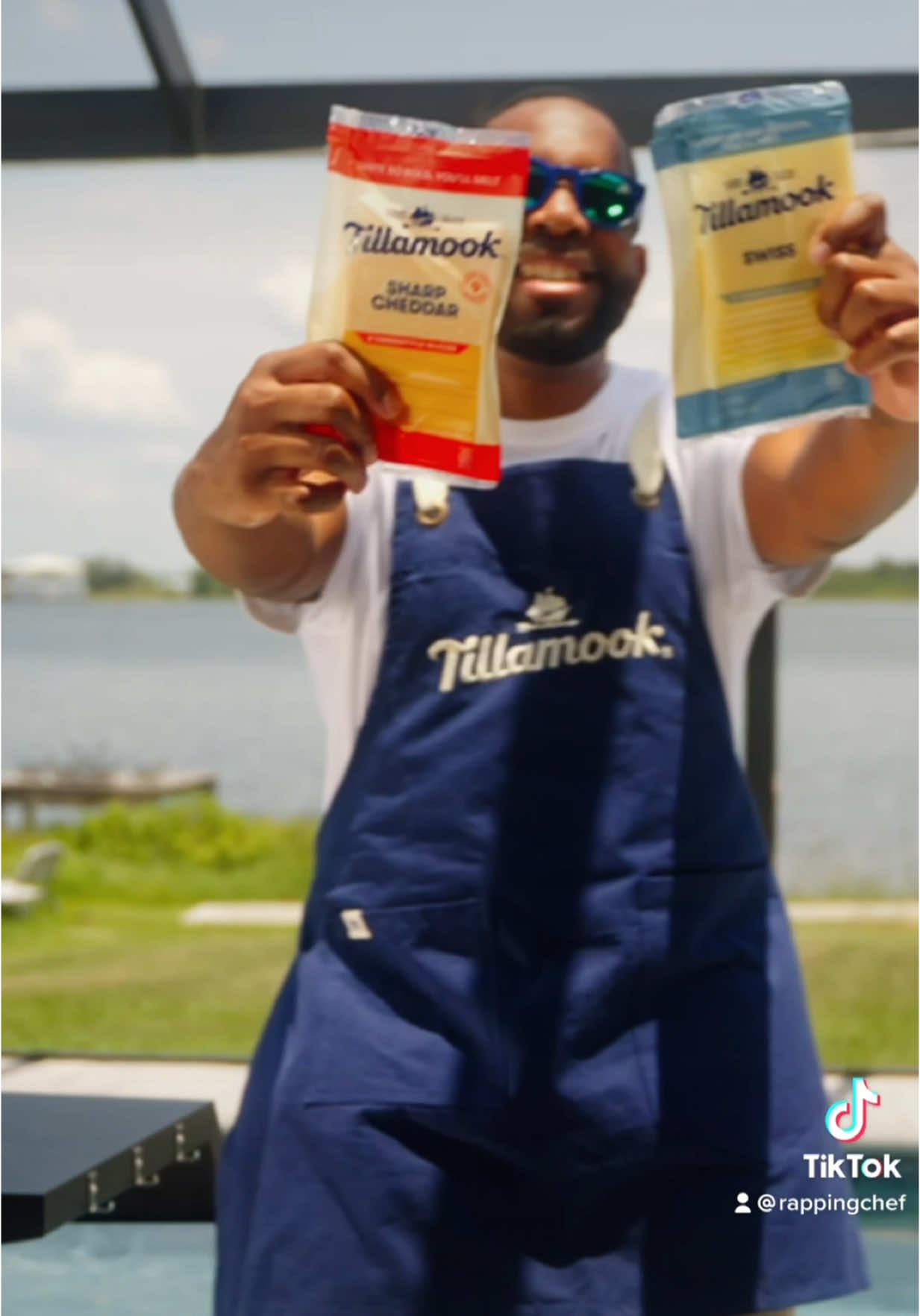 A post by @rappingchef on TikTok caption: BRAND4BRAND 😂😂😂😂 no recipe today just bars 🎤👨🏾‍🍳