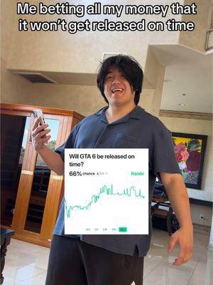 A post by @shlatfish on TikTok caption: Getting rich off GTA6 before GTA6 😭🙏 @Kalshi Exchange 