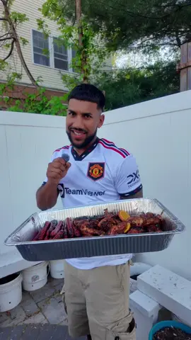 A post by @life0fjon on TikTok caption: Trini bbq  on d menu, #fyp #trini_tiktoks #caribbeantiktok #trinifood 