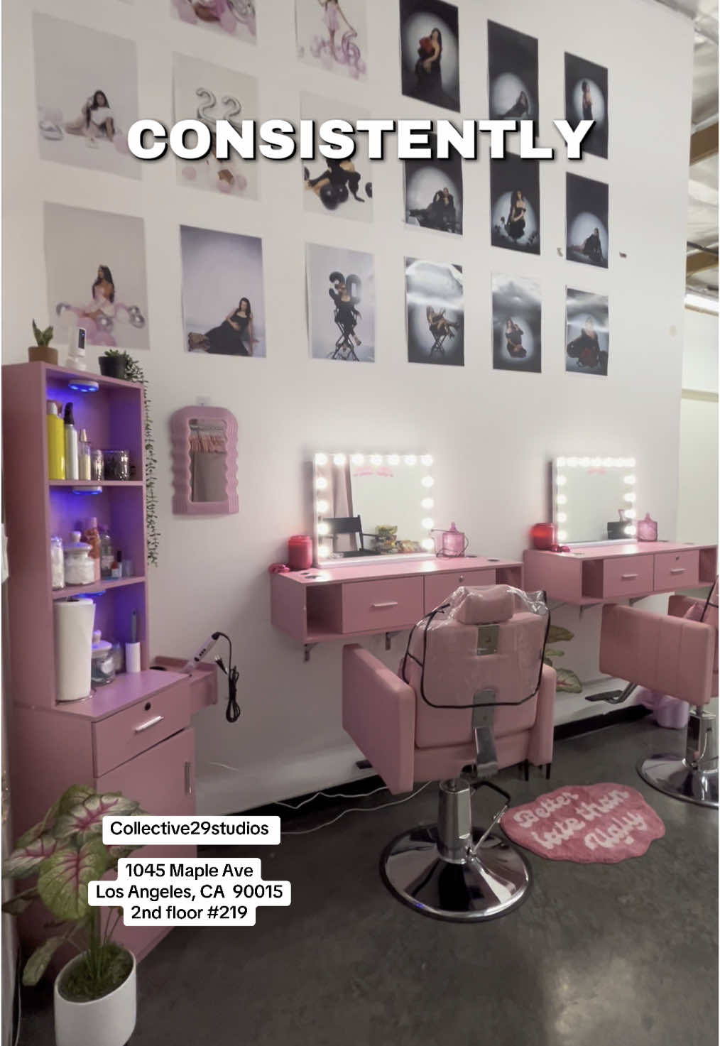 A post by @collective29studios on TikTok caption: Looking to take professional photos? Come to the Santee alley to our studio space where we provide plenty of props for any occasion!   #laphotographer #lathingstodo #summerthingstodo #lasummerthingstodo #graphphotos2025 #losangelesphotographer #santeealleyphotos #birthdaypjotoshoots 
