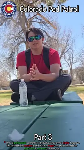 A post by @coloradopedpatrolcpp on TikTok caption: Christopher Thought He Was A Protagonist Part 3