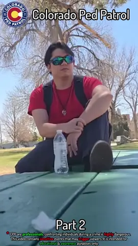 A post by @coloradopedpatrolcpp on TikTok caption: Christopher Thought He Was A Protagonist Part 2