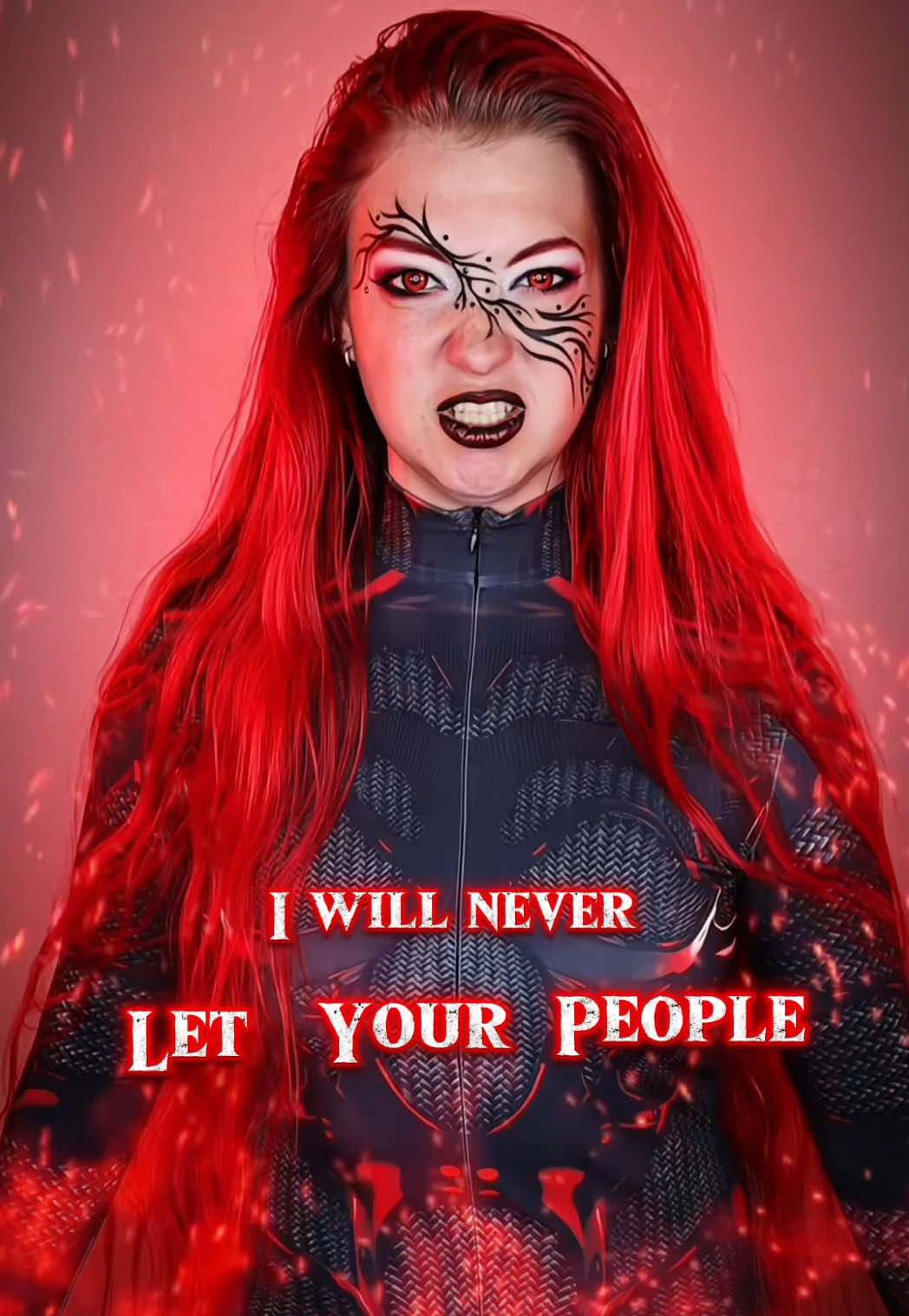 A post by @crazycae on TikTok caption: #storyteller the sister that fell to the dark side • • • #heroxvillainn #hero #villain #booktropes #booktrope #trope #fantasy #oc #cosplay #originalcharacter #crazycae #foryoupage #fyp #fypdong 