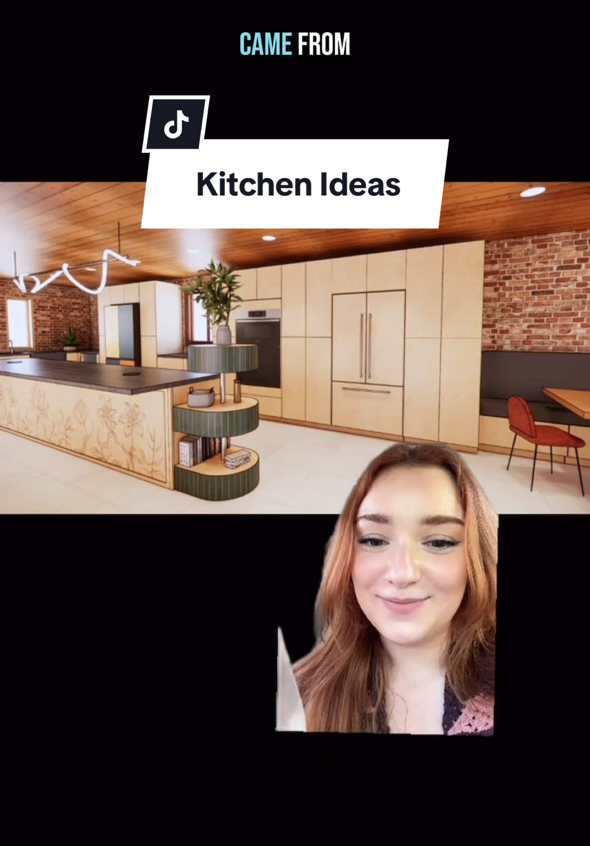 A post by @emilyrayna on TikTok caption: I honestly think the tall plant is my top pick right now! #renovation #kitchendesign #diyproject #interiordesigner #homedecor 