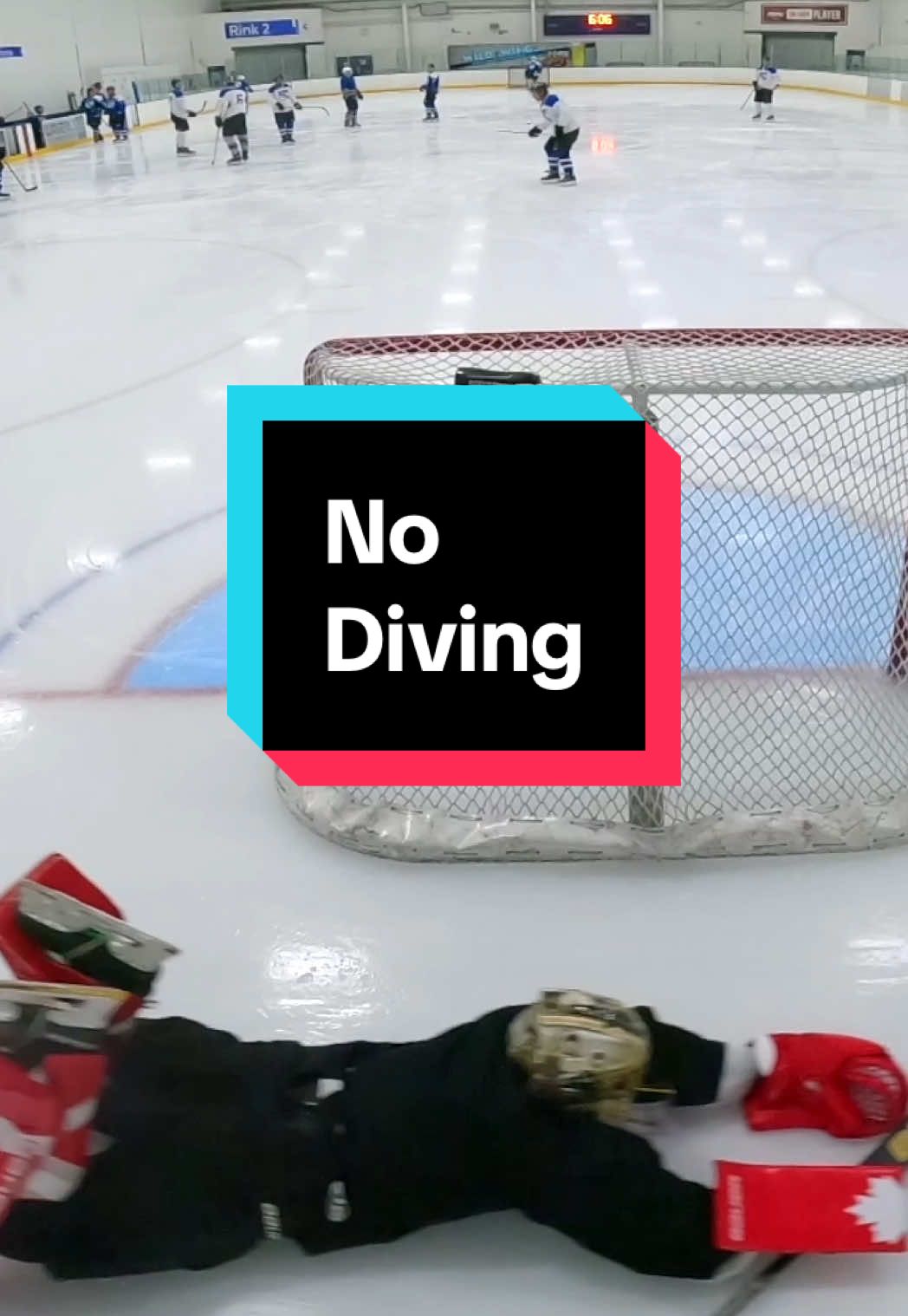 A post by @nickthegoalie_1 on TikTok caption: No Diving 