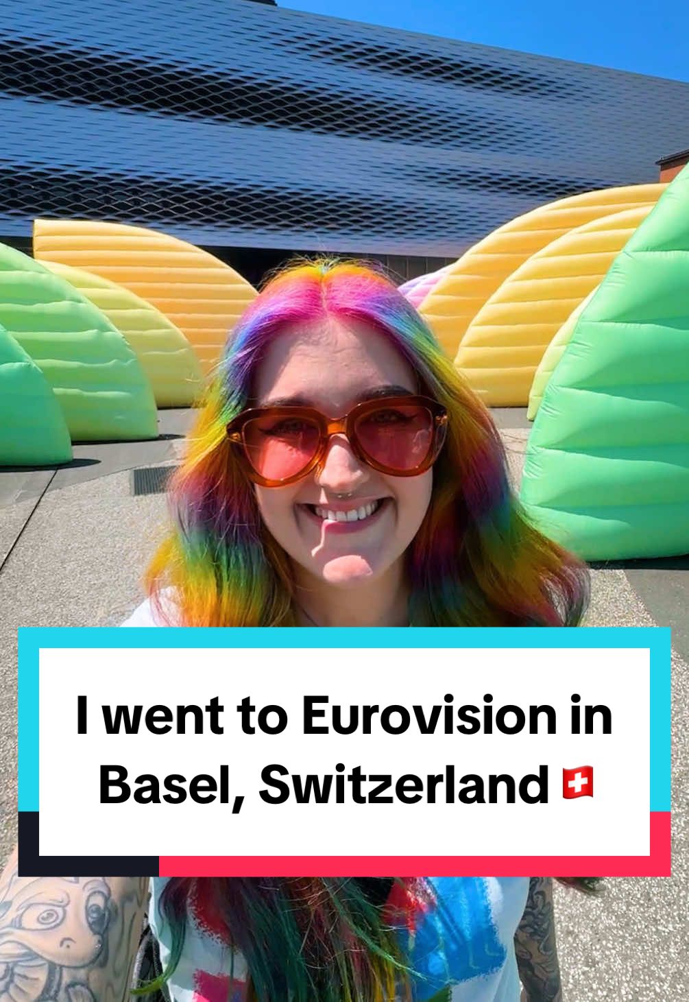 A post by @kellylouisekilljoy on TikTok caption: The smallest of recaps of my Eurovision trip to Basel, Switzerland! What a RIDE🇨🇭   🇩🇪 @Helge Mark  🇬🇧 @Black Peppa  🇩🇪 @GREGOR  🇳🇱 @Alejandro  #eurovision2025 #basel #switzerland 