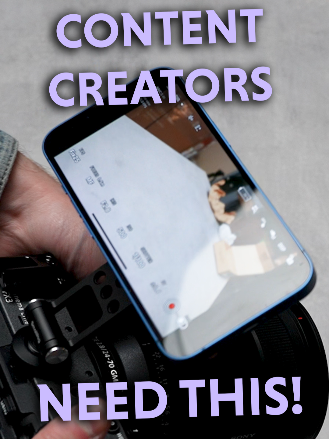 A post by @consumesense on TikTok caption: Replace your camera monitor with this handy mount by SmallRig! #amazon #amazonfinds #amazonfinds2025 #camera #smallrig #contentcreator