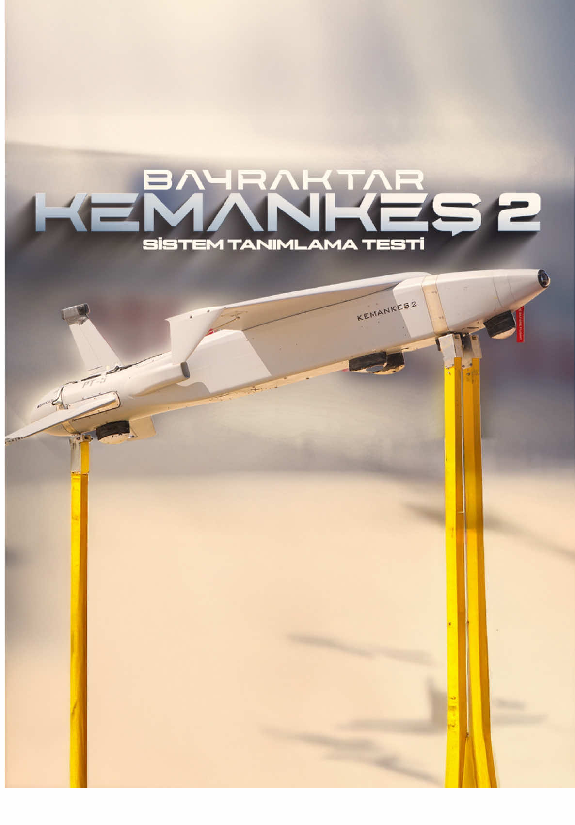 A post by @selcuk on TikTok caption: Bayraktar #KEMANKEŞ 2️⃣  🏹🚀 Yapay Zeka Tabanlı Mini Seyir Füzesi | Mini Cruise Missile with AI Tech. 🧠 🚀 ▪️ Sistem Tanımlama Testi ▪️ System Identification Test #MilliTeknolojiHamlesi 🌍🇹🇷