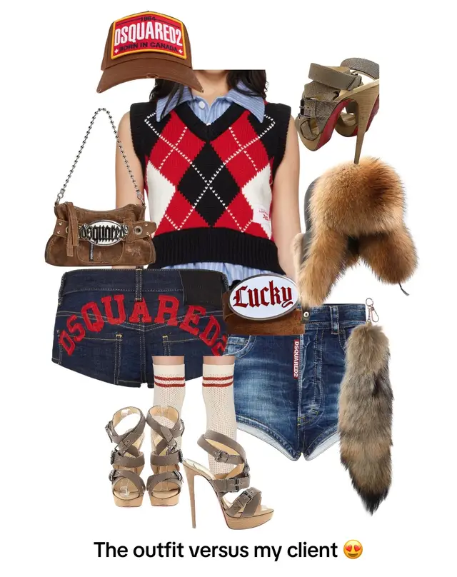 A post by @sheneawalker on TikTok caption: Styled by yours truly 💋 Lady Lucky! #OOTD #fashioninspo #stylingideas 
