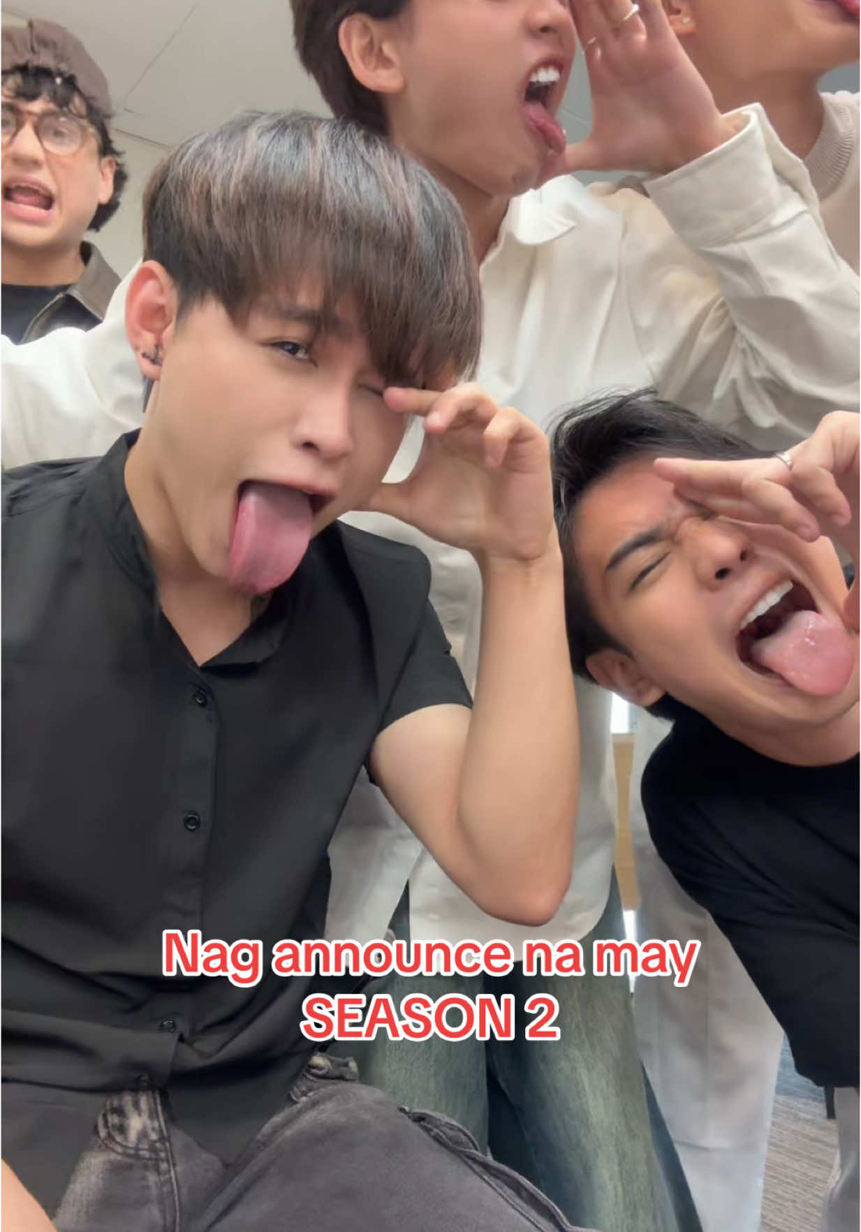 A post by @yanyandejesus1 on TikTok caption: Izza prank pala 🥲 @Kurt Delos Reyes @Keagan De Jesus @Kyosu @Aj Ferrer #amnse #drew 