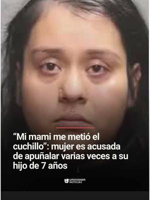 A post by @uninoticias on TikTok caption: 🚨 “Mi mami me metió el cuchillo”: mujer es acusada de apuñalar varias veces a su hijo de 7 años. La madre es una mujer hispana llamada Llovana Torres, de 26 años de edad, y el hecho ocurrió dentro de su casa en Chicago. El menor intentó esconderse en un gabinete y fue allí cuando su madre lo atacó, de acuerdo con las autoridades. El niño fue operado de emergencia y permanece conectado a un respirador artificial. Informa Enrique García Fuentes. 📺 Más del Noticiero Univision a las 6:30pm/5:30C y Edición Nocturna a las 11:30pm/10:30C. #crimen #crime #Chicago #hispanos #niños #children #Uninoticias #UnivisionNoticias