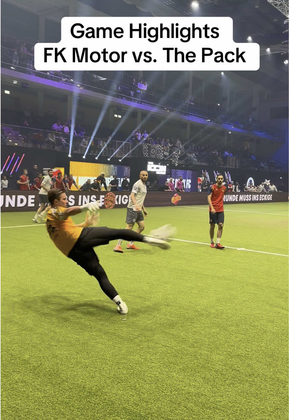 A post by @moderngoalkeeper on TikTok caption: Icon League Game Highlights  FK Motor Neufünfland vs. The Pack Fc #foryou #goalkeeper #fyp 