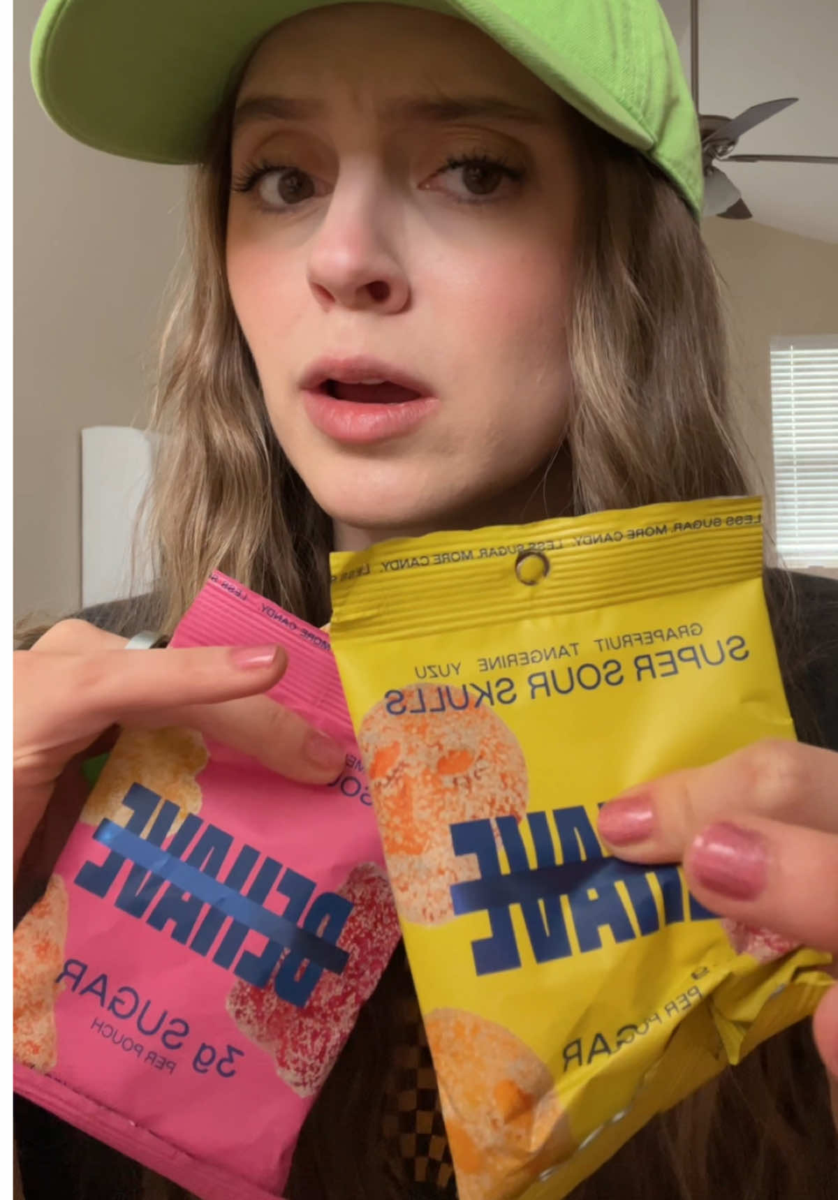 A post by @alyssaliljaa on TikTok caption: This one is a win from me and i highly recommend it🙌🏻🫶🏼 #lowsugarsweets #candy #sour #gifted #healthy #foryoupage #sourcandy 