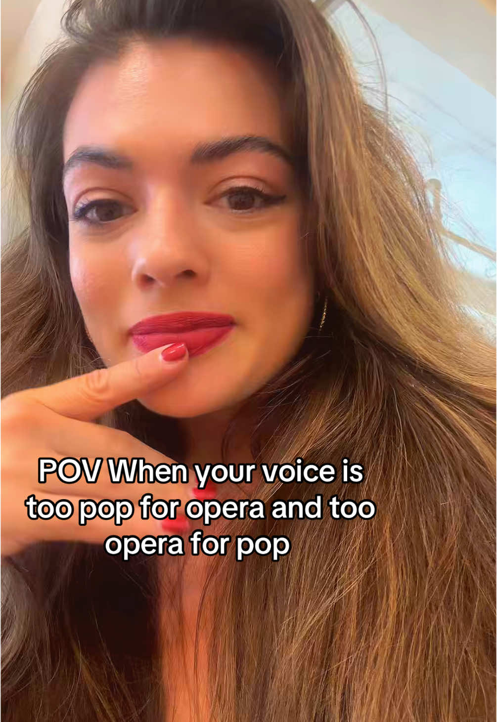 A post by @ariellejoymusic on TikTok caption: The struggle is real  #fyp #singer #opera #pop #popsinger #soprano #auditon #broadway #nyc #newyorkcity #actor 