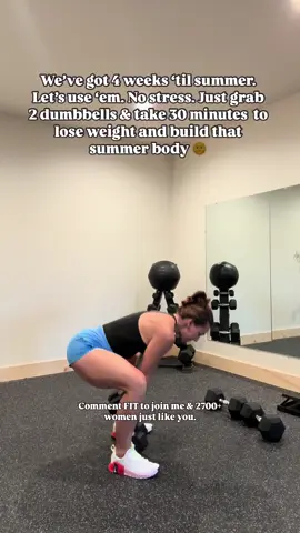 A post by @hanahraejones on TikTok caption: No time? No problem. My app is made for women who want fat loss, strength, and energy without spending hours in the gym. You’ll get: • 30-min dumbbell workouts • Macro + nutrition guides • New workouts every Sunday • 1:1 messaging with me Comment FIT to try it free for 7 days with me! let’s do this before summer hits! 🫶🏼 Follow me for more no-fluff, effective workouts made for busy women who want to feel strong, confident, and fit in just 30 minutes a day. You don’t need hours! You just need a plan that fits your lifeeee🥹