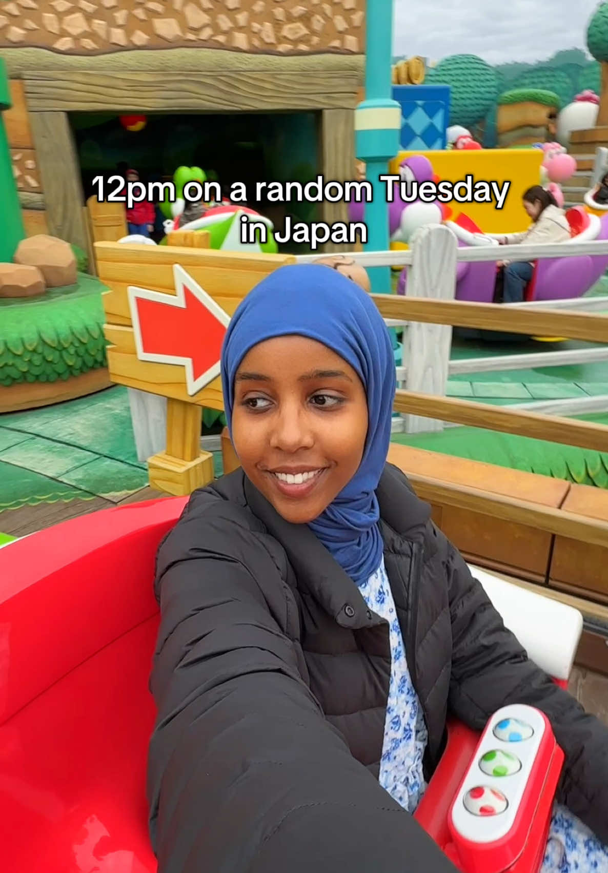 A post by @iconiccpinkk on TikTok caption: Living my dream in Nintendo World Japan 🥹💖 #japan #nintendoworld #nintendo #universalstudiosjapan 