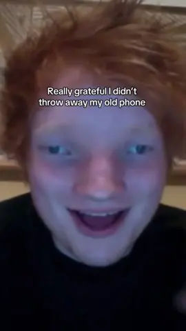 A post by @edsheeran on TikTok caption: I found my old phone today