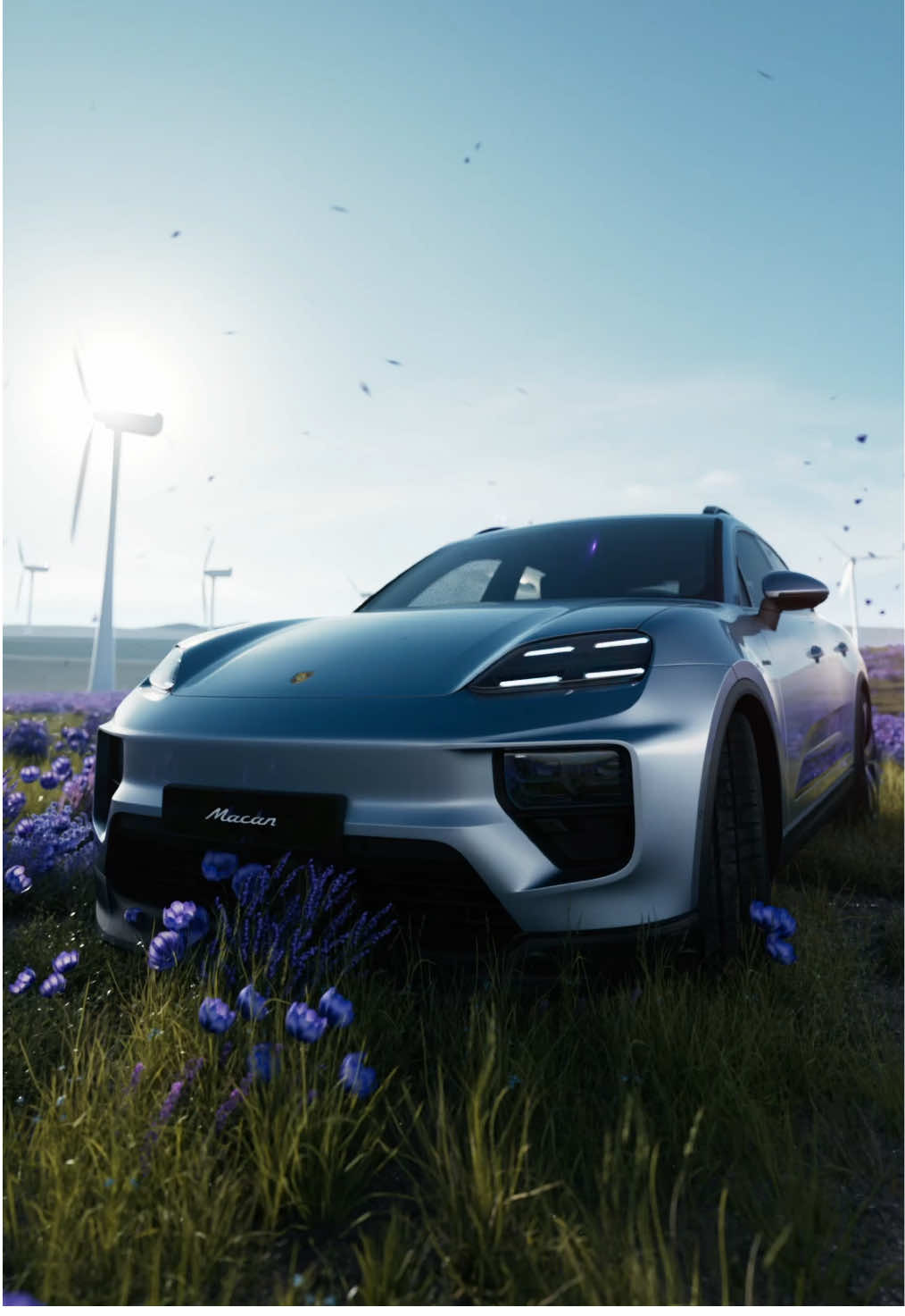 A post by @porsche on TikTok caption: The secret to that perfect glow? It's a secret. 🤫 📼@Kris 